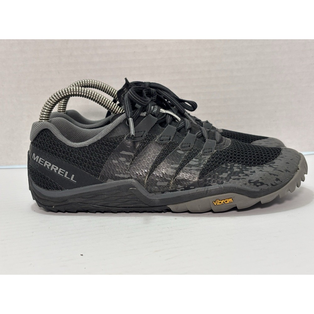 Merrell Trail Glove 5 Barefoot 2 Womens 7 Black Vibram Minimal Shoes
